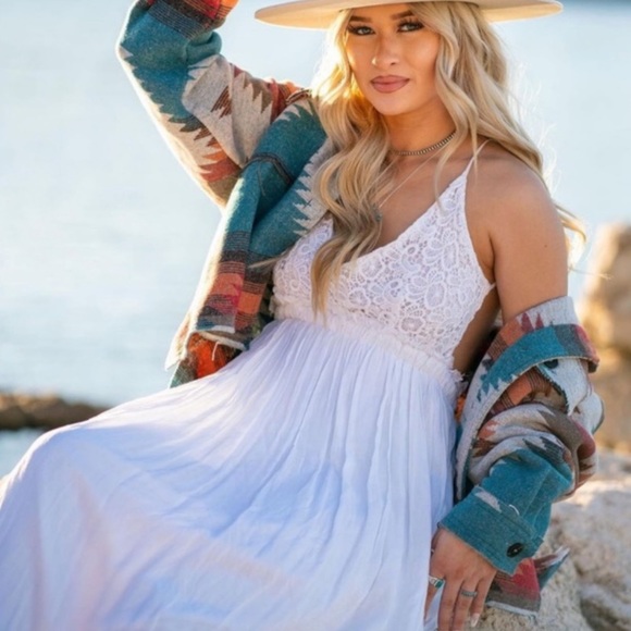 New Western Aztec Native Jacket - Picture 5 of 6